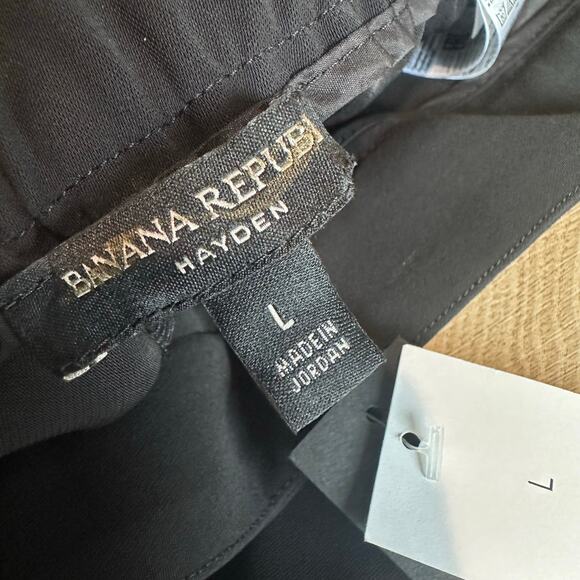 Banana Republic Hayden Pull on Pant Black L 493000 - Picture 3 of 10
